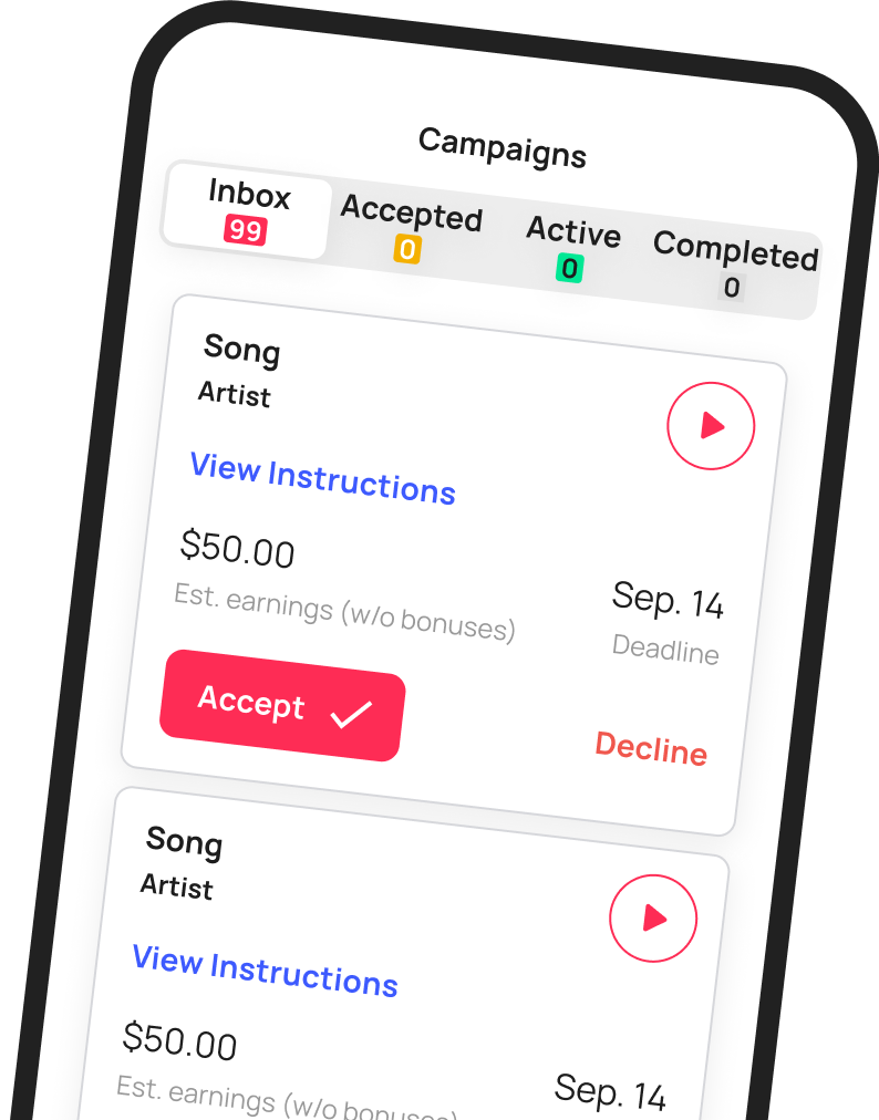Soundme apply campaigns